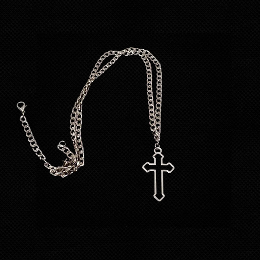 Hollow Cross Necklace